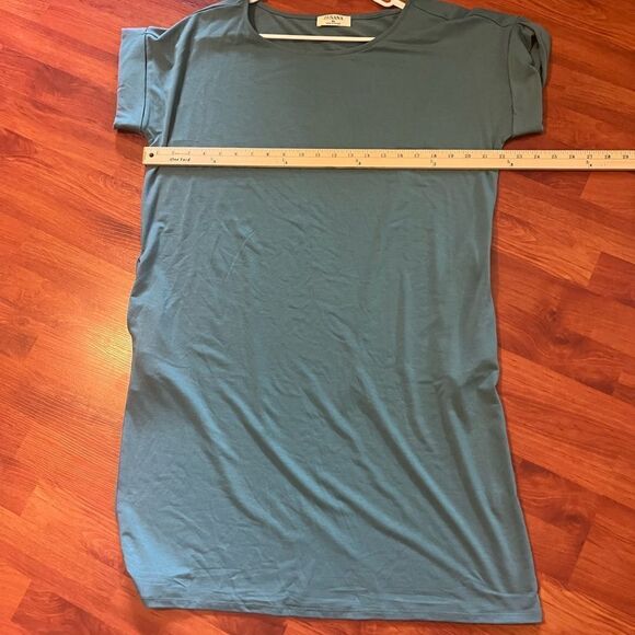 NWOT Zenana Teal dress with pockets size XL. 🛍️💕 - Picture 6 of 8